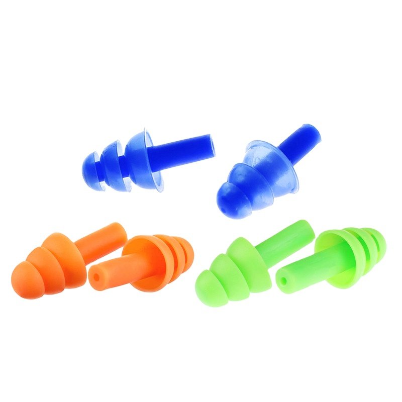 Hearing Protection Soft Water-proof Silicone Ear plug Highest NRR 20 Pairs Anti Noise Earplugs 29dB