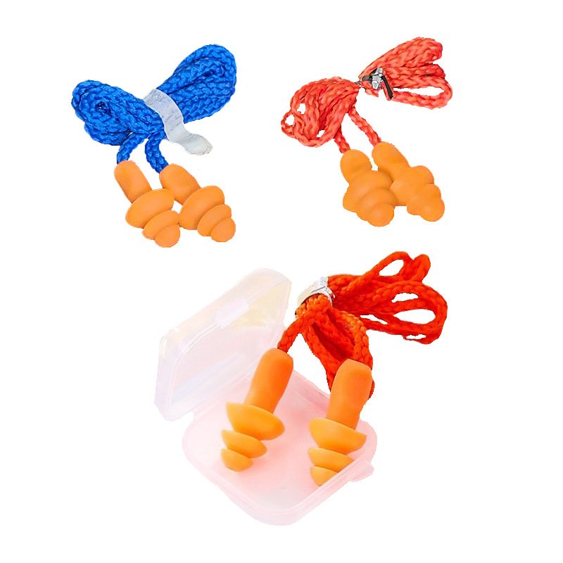 Hearing Protection Soft Water-proof Silicone Ear plug Highest NRR 20 Pairs Anti Noise Earplugs 29dB