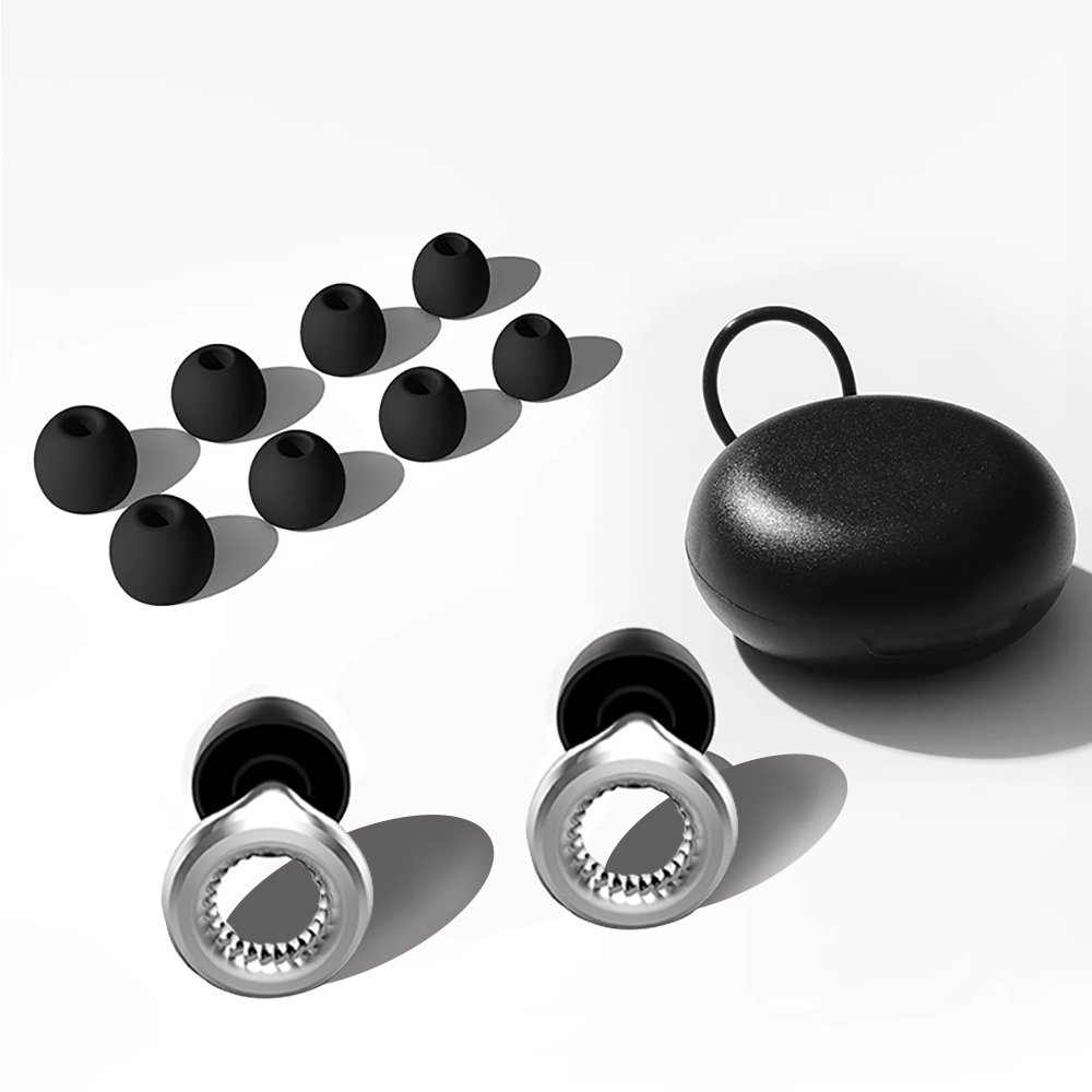 4 Size Soundproof soft reusable hearing protection earplugs for sleeping sleep ear plugs earplug silicone quiet noise cancelling