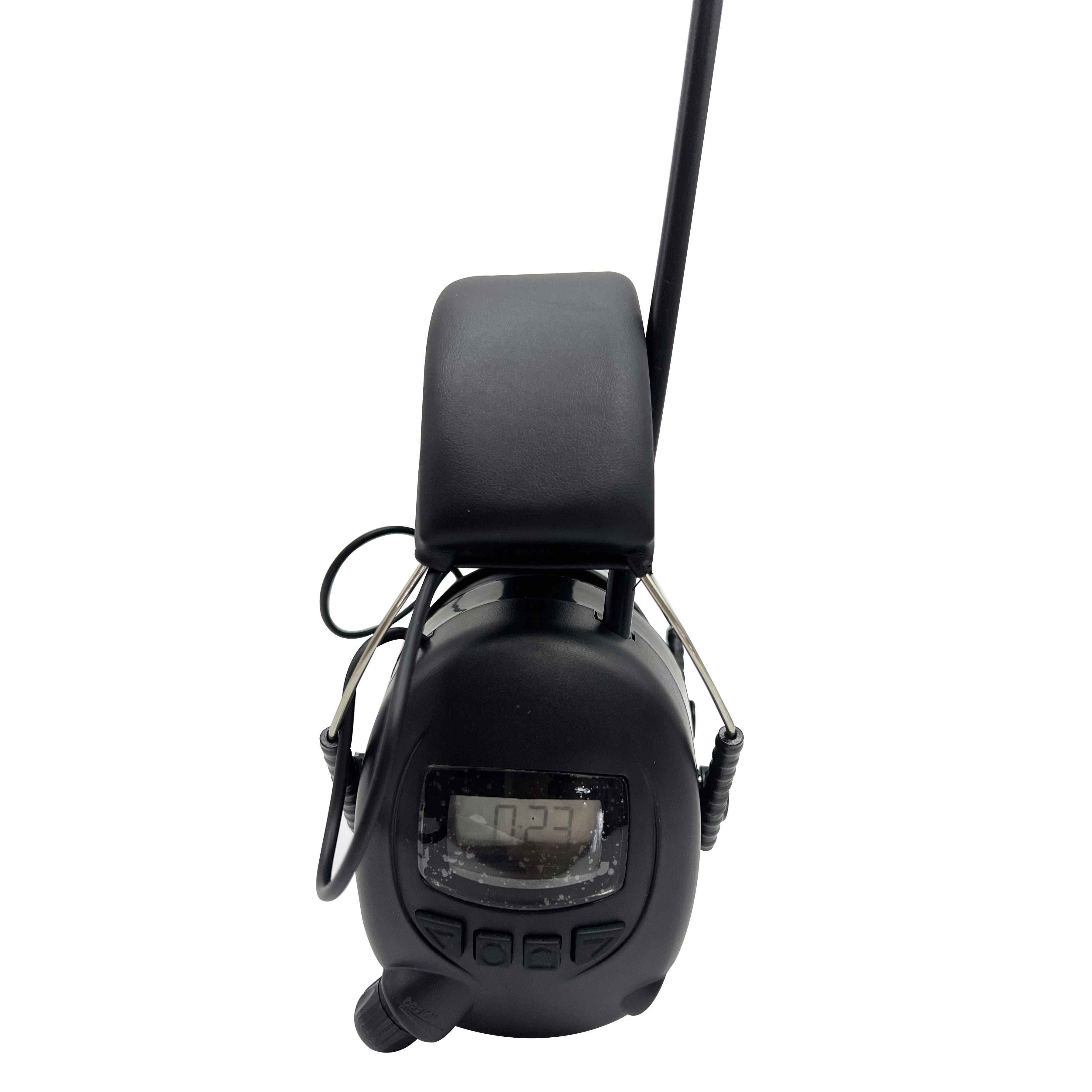 Bluetooth 5.0 Hearing Protection Headphones with FM AM Radio 28dB NRR Safety Earmuffs Rechargeable Battery for Mowing