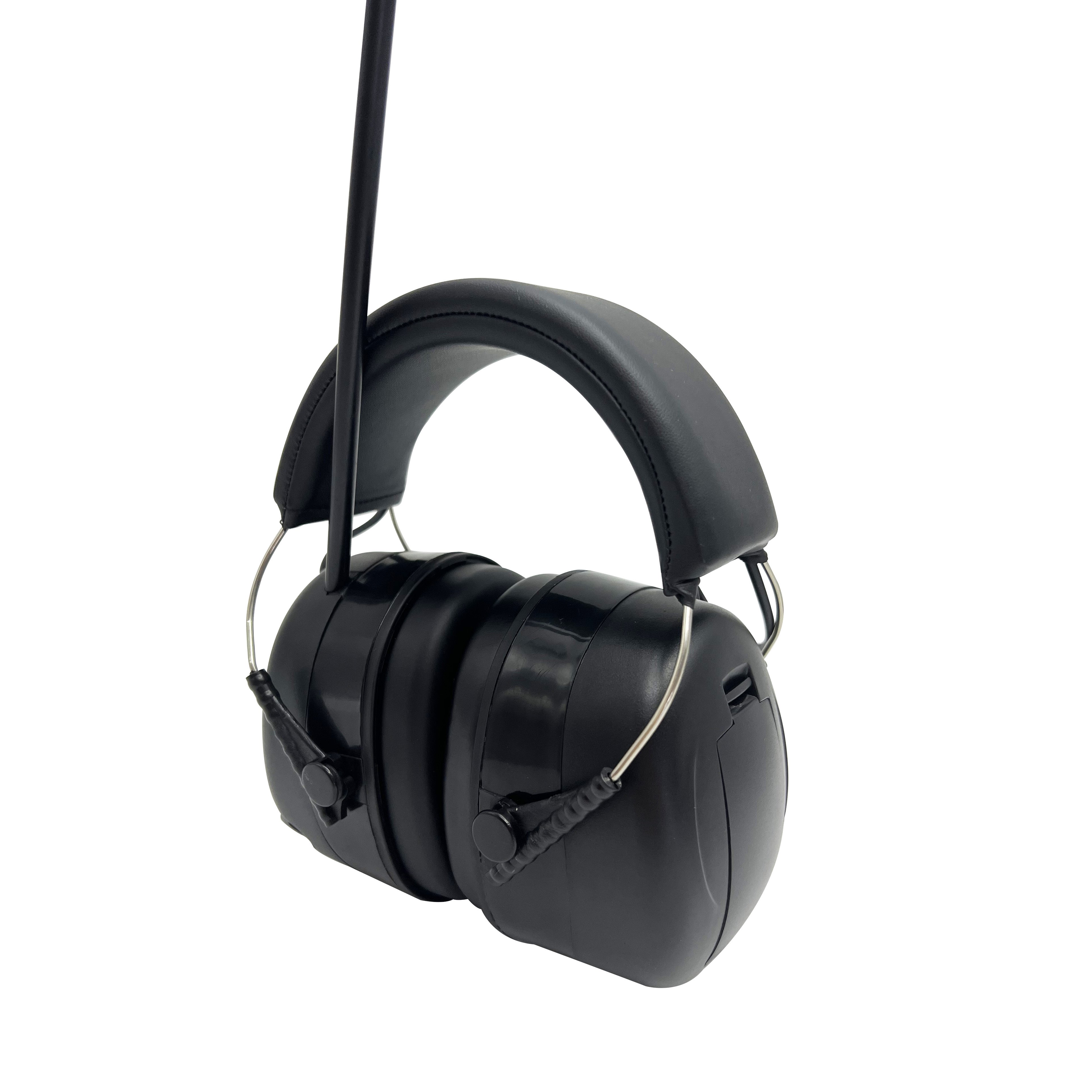 Bluetooth 5.0 Hearing Protection Headphones with FM AM Radio 28dB NRR Safety Earmuffs Rechargeable Battery for Mowing