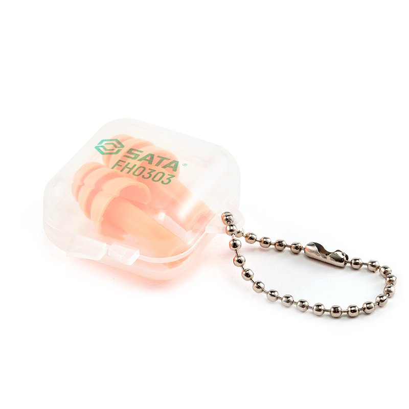 Hot Selling SATA Reusable Silicone Earbuds with Wire Hearing Protection with Case Included