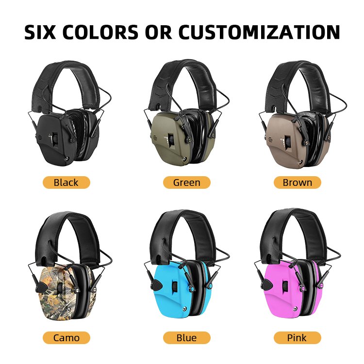 OEM Hot Sell Electronic Earmuff Tactical Ear Protection Tactical Headphone Shooting Earmuff Shooting Hearing Protection