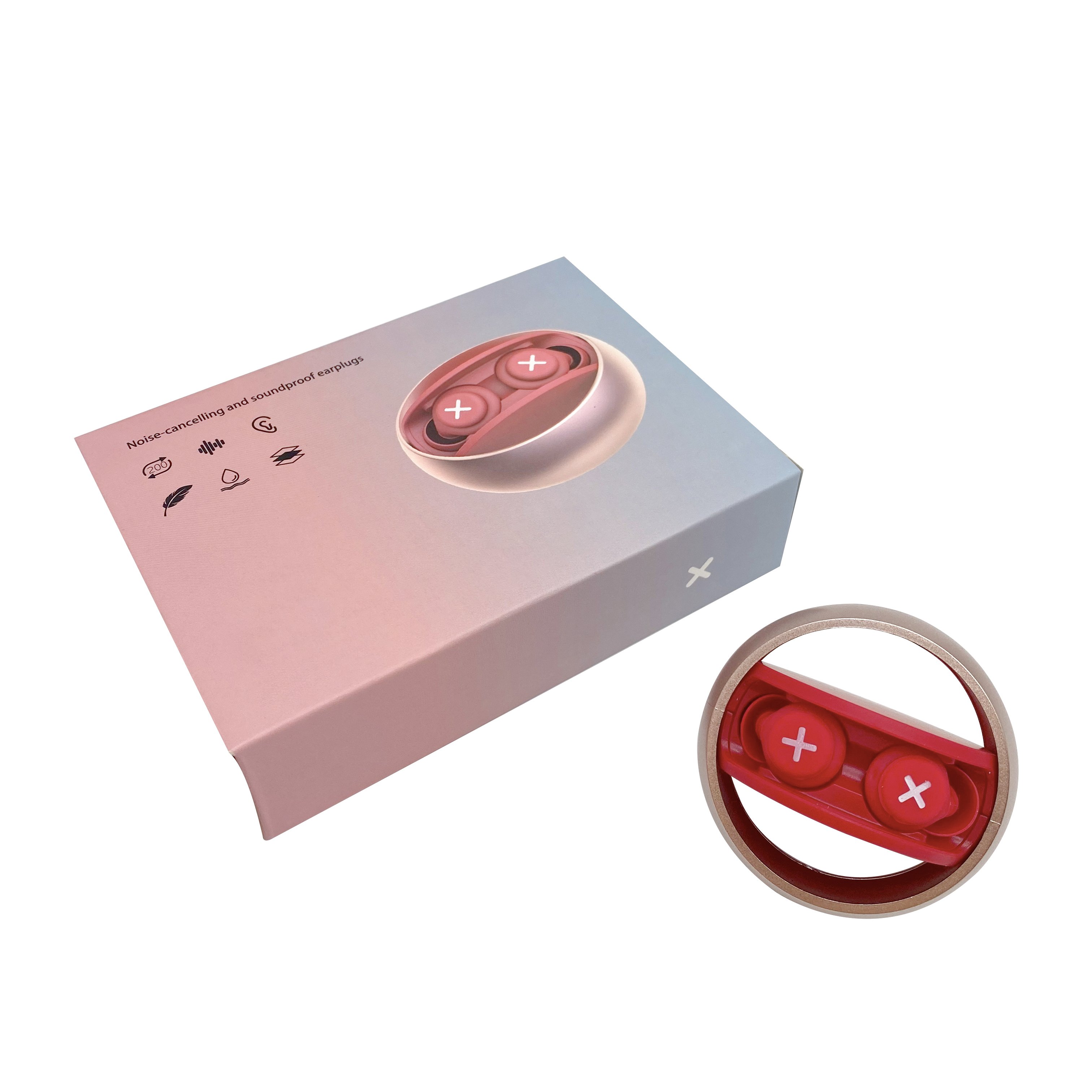Sleep well Soft Foam Earplugs, Hearing Protection 29dB, Ear Plugs Best Used for Sleep, Also Used for Travel, Work, Study