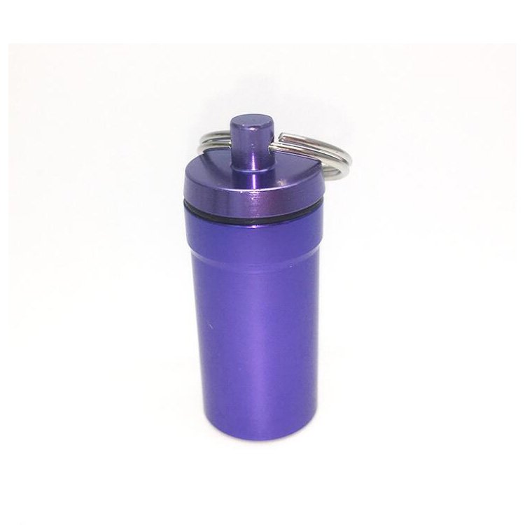 Professional factory ear plug Aluminum mini metal tube case swimming for noise reduction