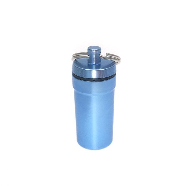 Professional factory ear plug Aluminum mini metal tube case swimming for noise reduction