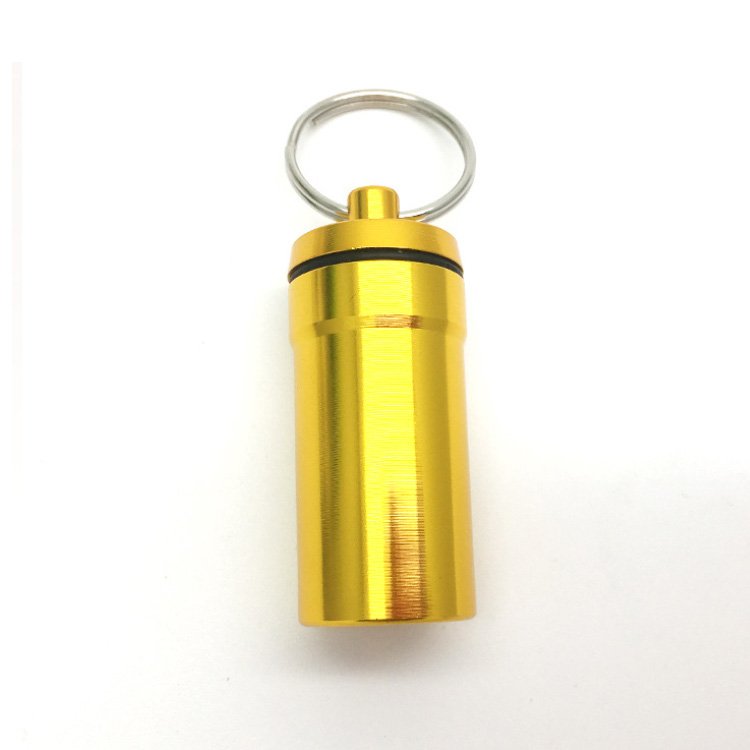 Professional factory ear plug Aluminum mini metal tube case swimming for noise reduction