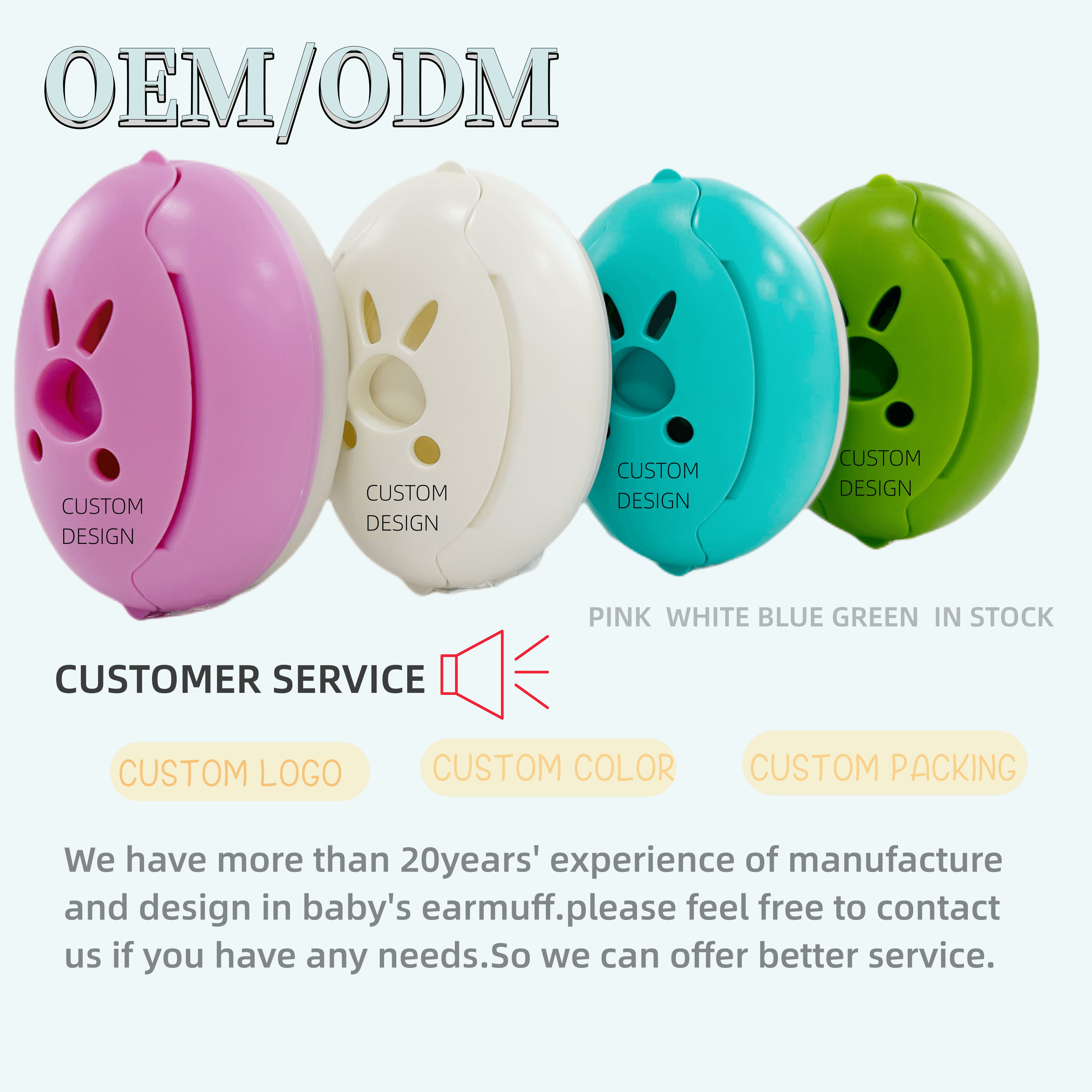 Hot Sale 27dB Noise cancelling Adjustable Soundproof Comfortable Baby Hearing Protection Ear muffs for Sleeping