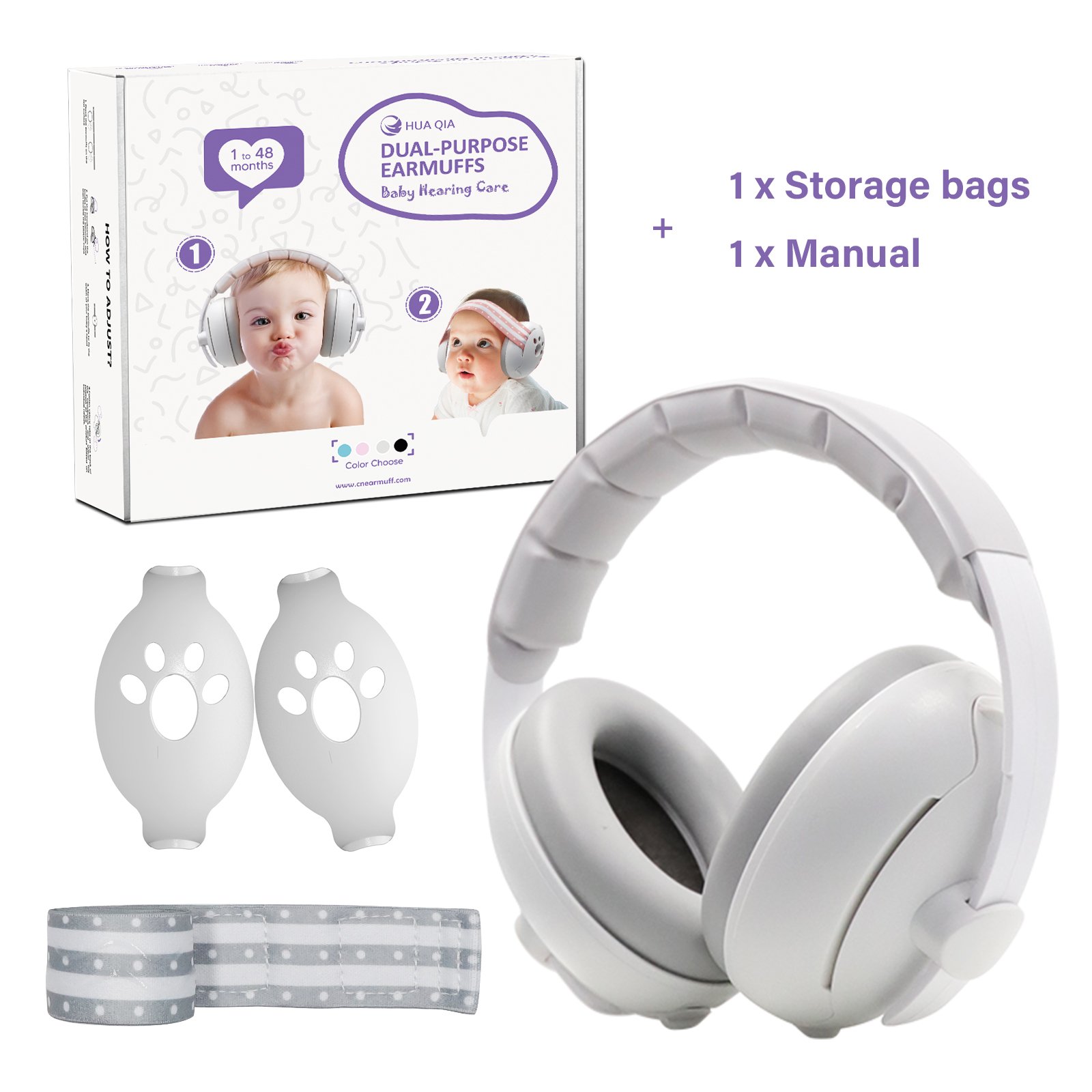 muffy baby safetynoise reduction ear hearing protection headphone earmuff baby sound cancelling headband