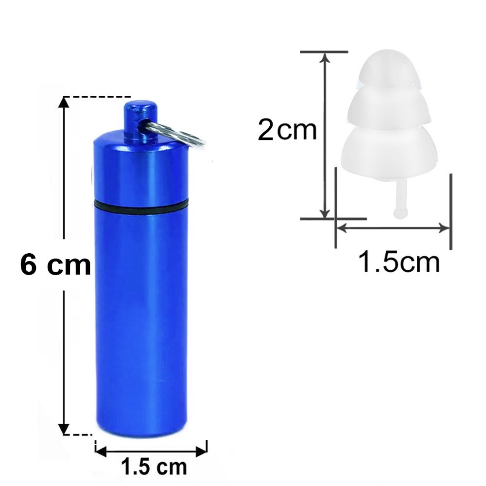 Hearing Protection Custom Logo Silicone Ear Plugs with Case Noise Reduction Earplugs