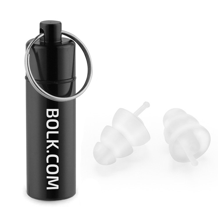 Hearing Protection Custom Logo Silicone Ear Plugs with Case Noise Reduction Earplugs