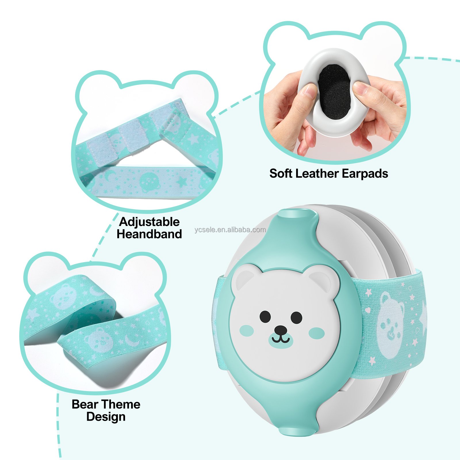 Baby ear protection orejeras de seguridad baby safety products noise reduction baby safety ear muffs for kids