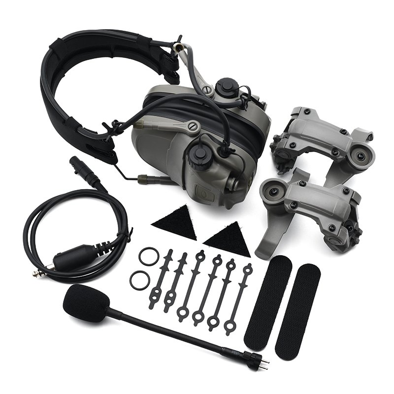 OPP Tactical Amp Tactical New Digital Dual DPS Shooting Headset Communication Tactical Upgrade Headphones for Hearing Protection