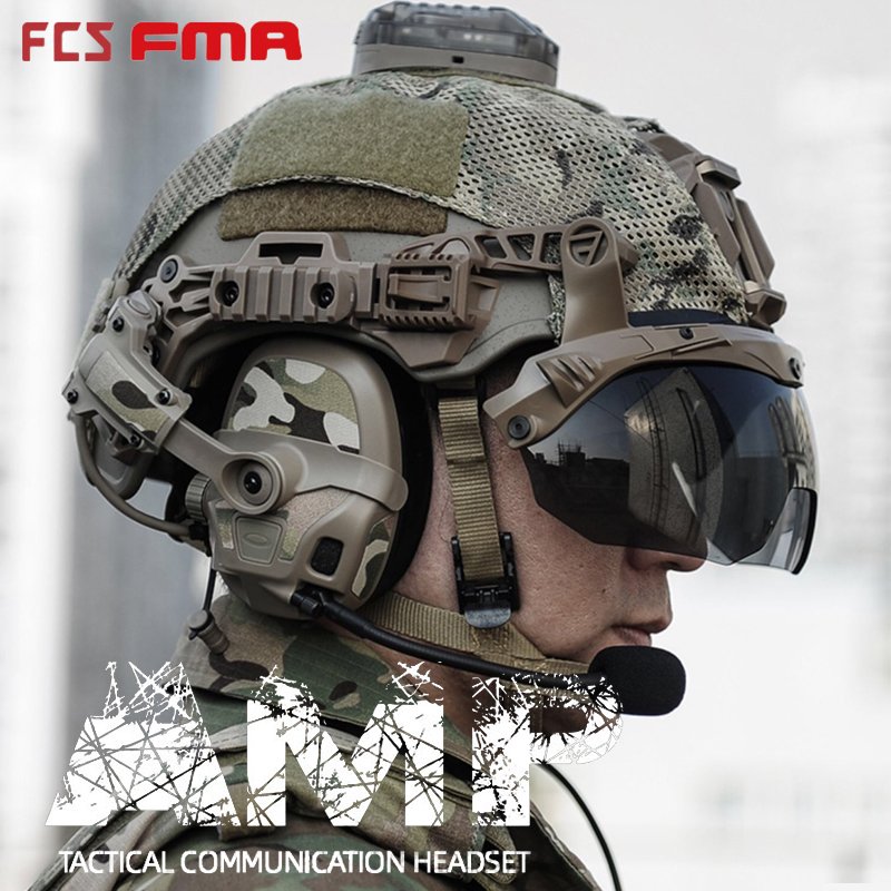 OPP Tactical Amp Tactical New Digital Dual DPS Shooting Headset Communication Tactical Upgrade Headphones for Hearing Protection