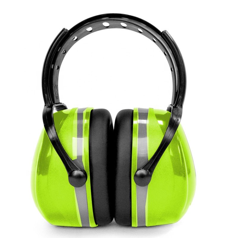 Wejump OEM CE Sound Proof Anti Noise Ear Muffs Safety Dual color cups Folding Ear Protection Ear Muff