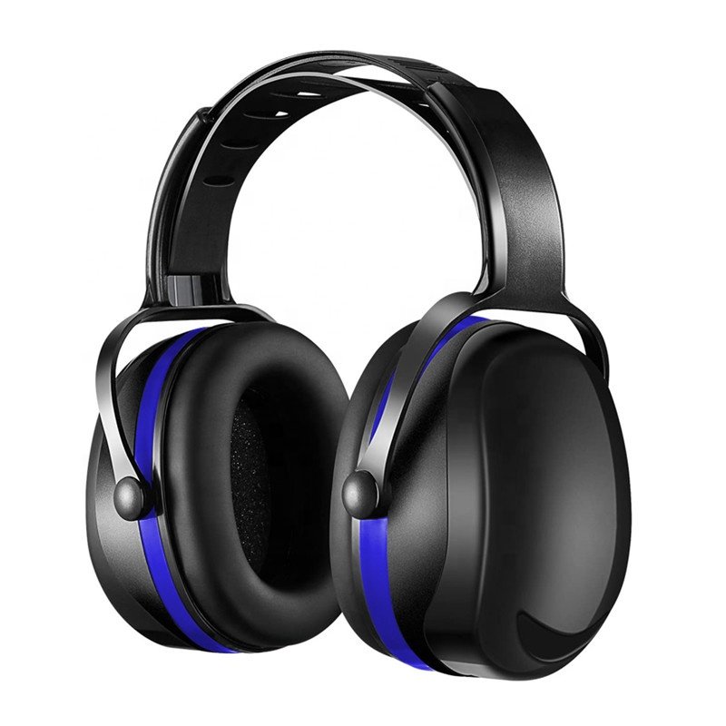 Wejump OEM CE Sound Proof Anti Noise Ear Muffs Safety Dual color cups Folding Ear Protection Ear Muff