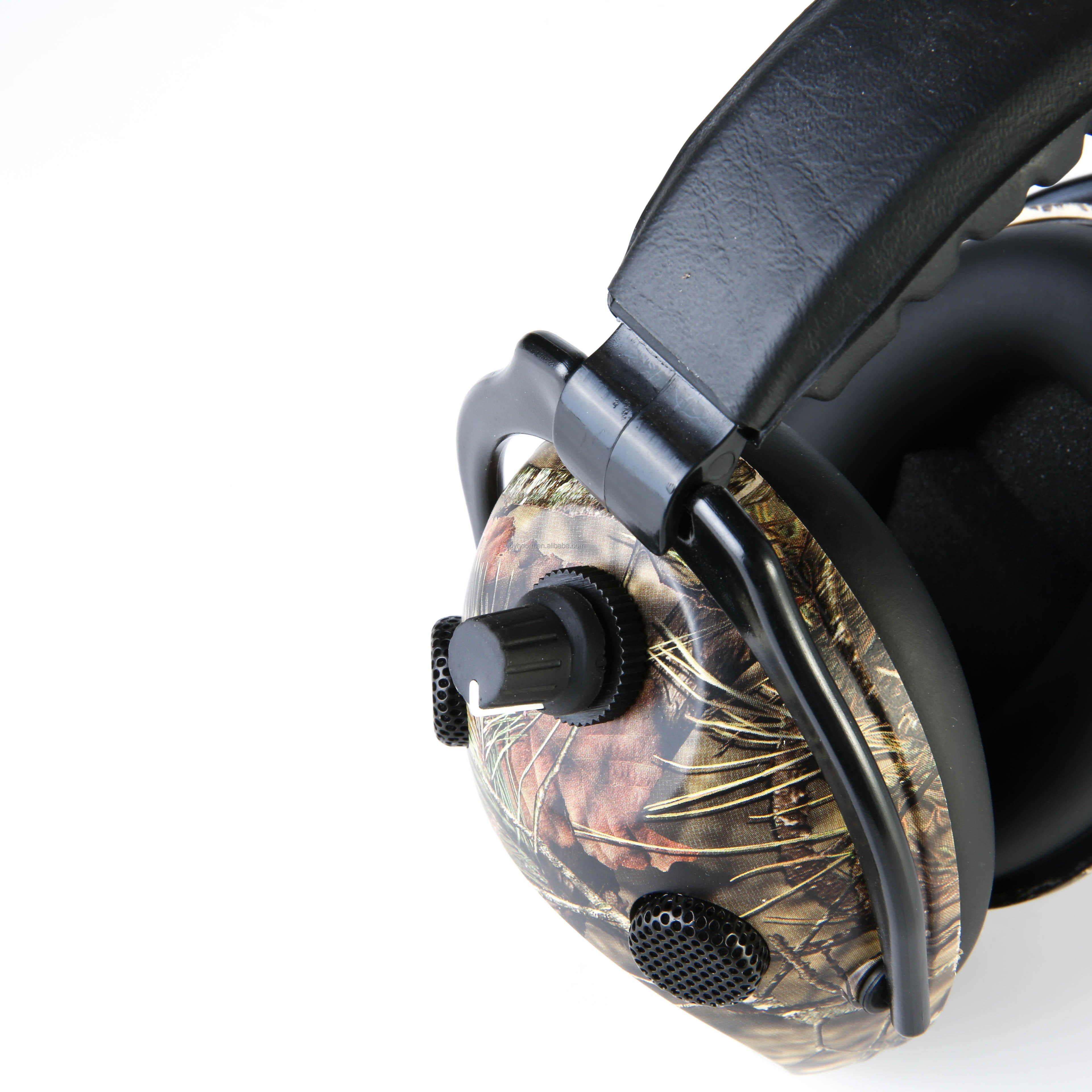 Electronic Ear Defenders Hunting Earmuffs Industrial Noise Cancelling Winter Safety Ear Muffs Gun Range Hearing Ear Protection