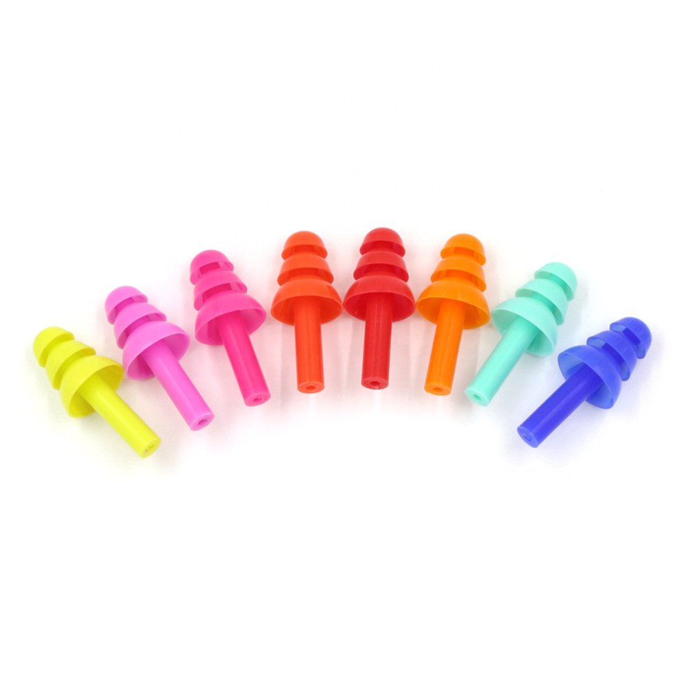 Silicone Ear plugs Hearing Protection Soundproof Soft Reusable Washable Noise Reduction for Sleeping Swimming in Case