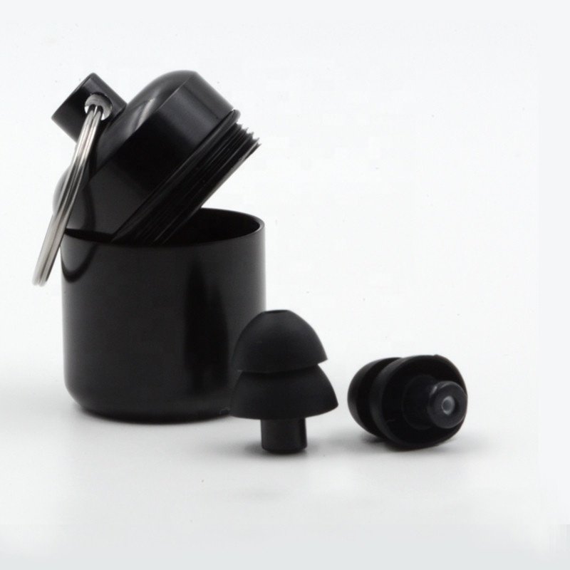 high fidelity noise reduction earplugs for light industry with a case