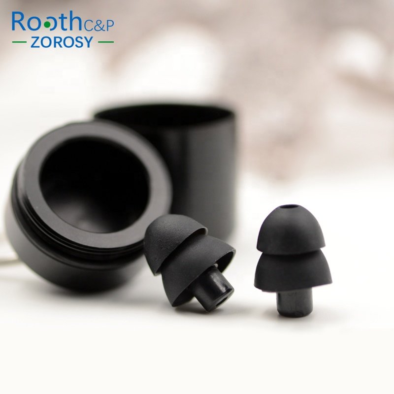 high fidelity noise reduction earplugs for light industry with a case
