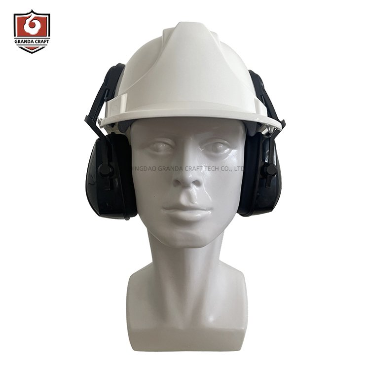 ABS Manufactured Hearing Protection Helmet Mounted Ear Cover Detachable Safety Earmuff