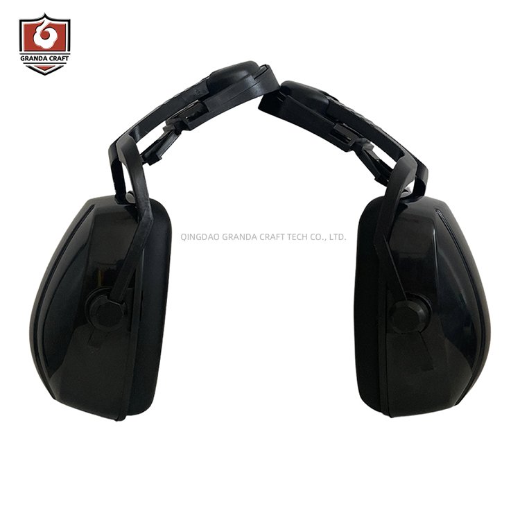 ABS Manufactured Hearing Protection Helmet Mounted Ear Cover Detachable Safety Earmuff