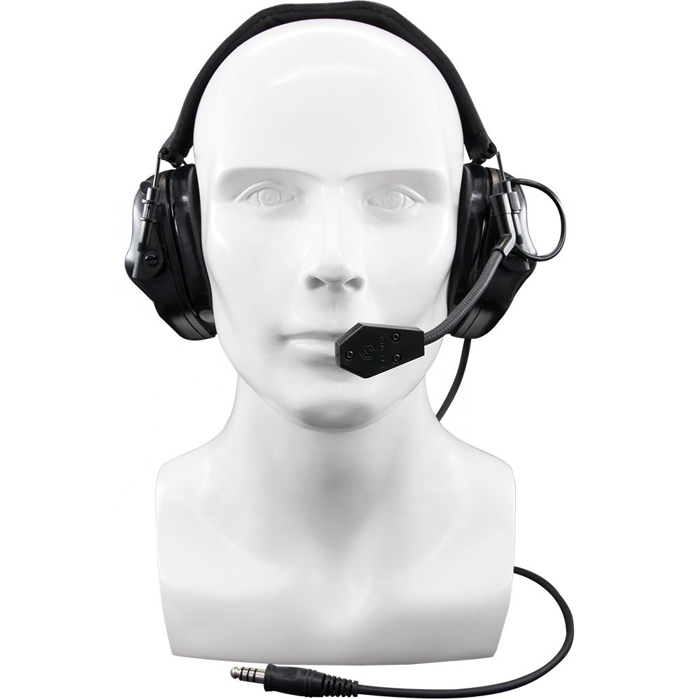 Electronic Shooting Noise Cancelling Hunting Electric Ear muffs shooting Protection Fm Earmuff with communication line