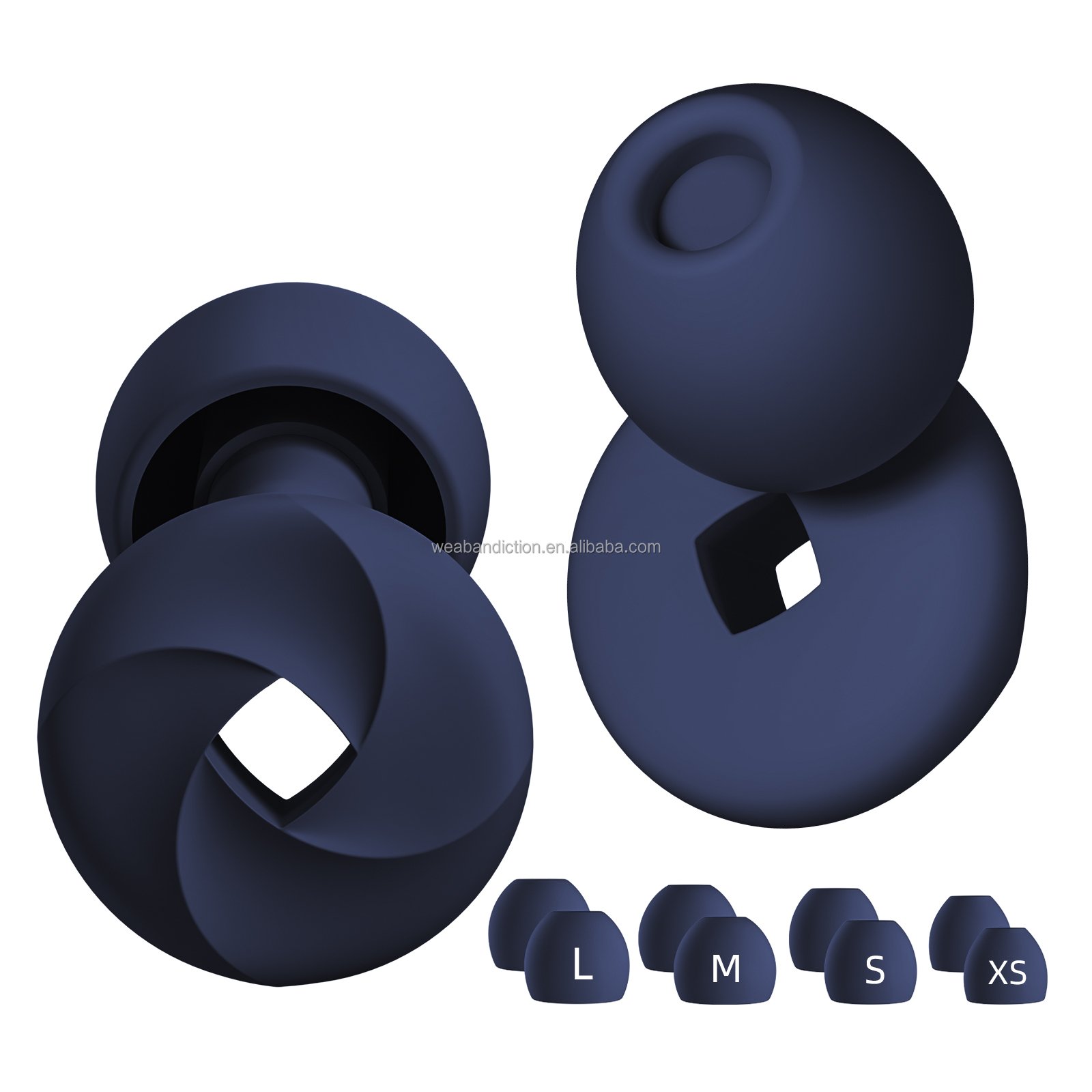 Ear Pressure Reliever 33dB Reusable Bouchon D'oreille Shooting Ear Plug Ear Plugs for sleeping noise cancelling silicone