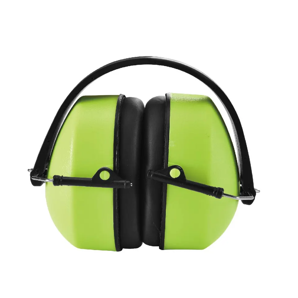 Colorful custom logo hearing protection noise reduction soundproof construction ABS folding safety ear muff