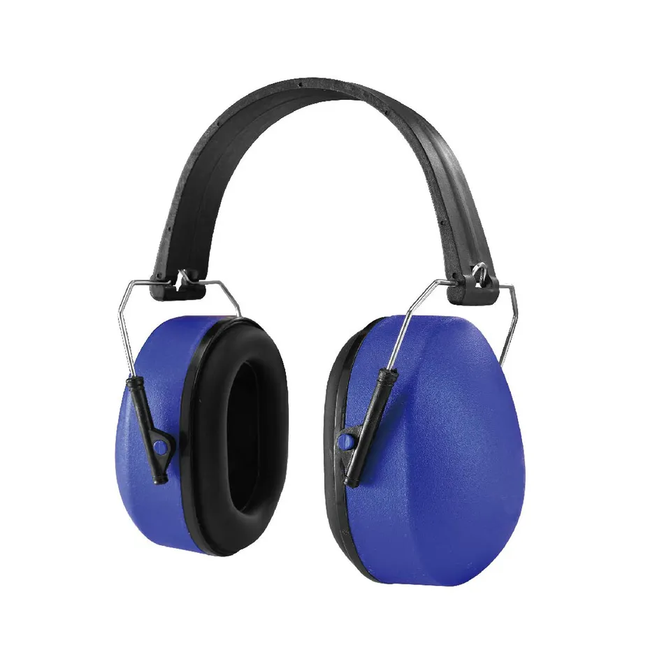 Colorful custom logo hearing protection noise reduction soundproof construction ABS folding safety ear muff
