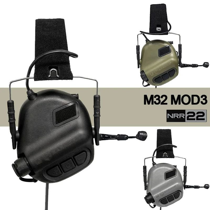 EARMOR genuine M32 electronic pickup noise reduction headset communication headset with microphone training tactical earmuffs