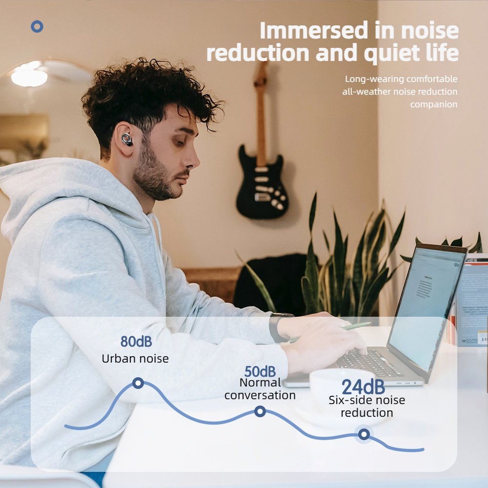 Ear plugs for Sleeping dB Noise Cancelling Ear plugs for Concerts, Focus, Travel, Work Silicone Hearing Protection Earplugs