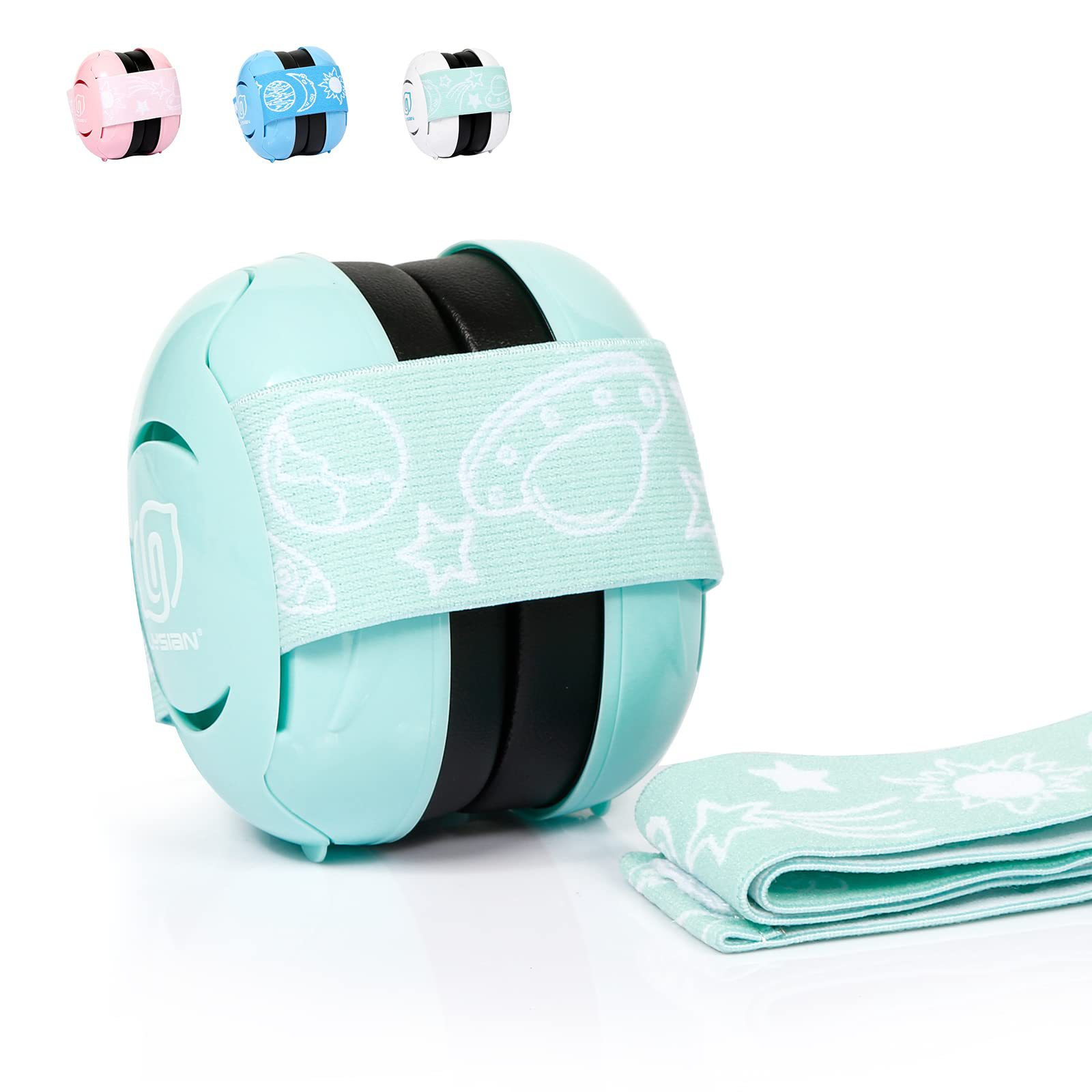 Amazon Best Selling Chinese Brand Easy To Use Reusable Hearing Protection Baby Earmuff For Sleep