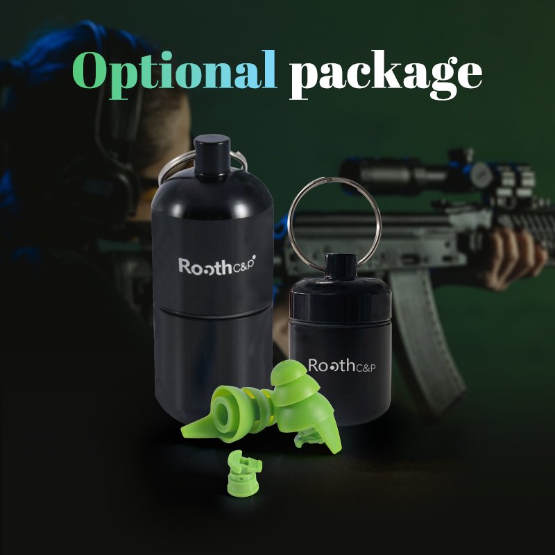 Switchable TPE Soft Comfortable Silicone Ear Plugs Shooting Ear Protection