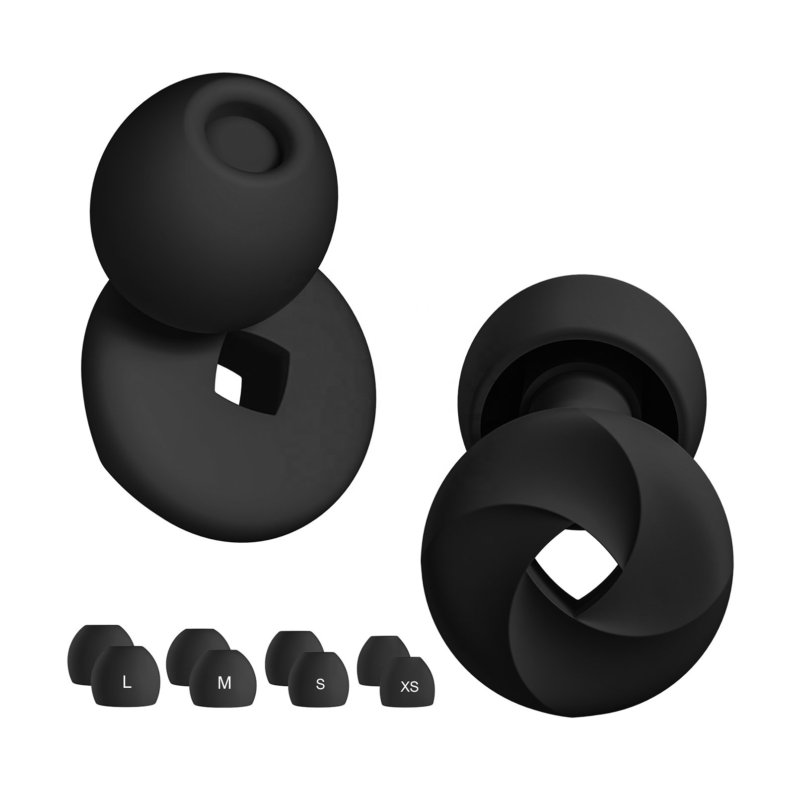 33dB Shooting Ear Protection Noise Cancelling High Fidelity Earplugs Noise Reduction Silicone Soft Sleeping Ear Plugs