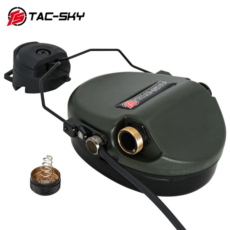 TS TAC-SKY Tactical Helmet ARC Rail Version Silicone Earmuffs Tactical Hunting Noise Reduction Pickup TCI LIBERATOR II Headset