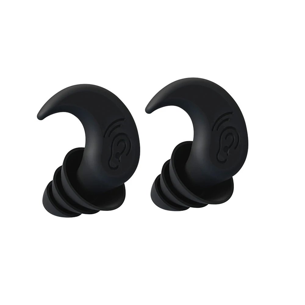 40dB NRR Noise Cancelling Ear Plugs Sleeping Focus Travel Concert Sound Blocking Noise Reduction Reusable Silicone Earplugs