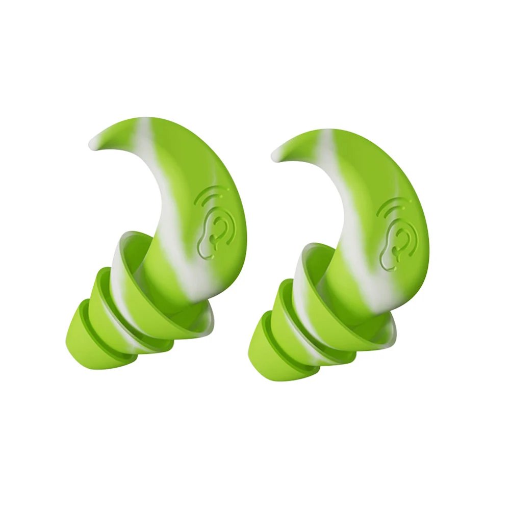 40dB NRR Noise Cancelling Ear Plugs Sleeping Focus Travel Concert Sound Blocking Noise Reduction Reusable Silicone Earplugs