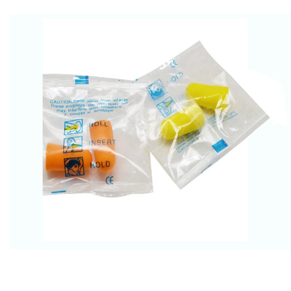 EP1001 Disposable PU Foam Earplugs Noise Reduction Shooting and Sleeping Soundproof Hearing Protection