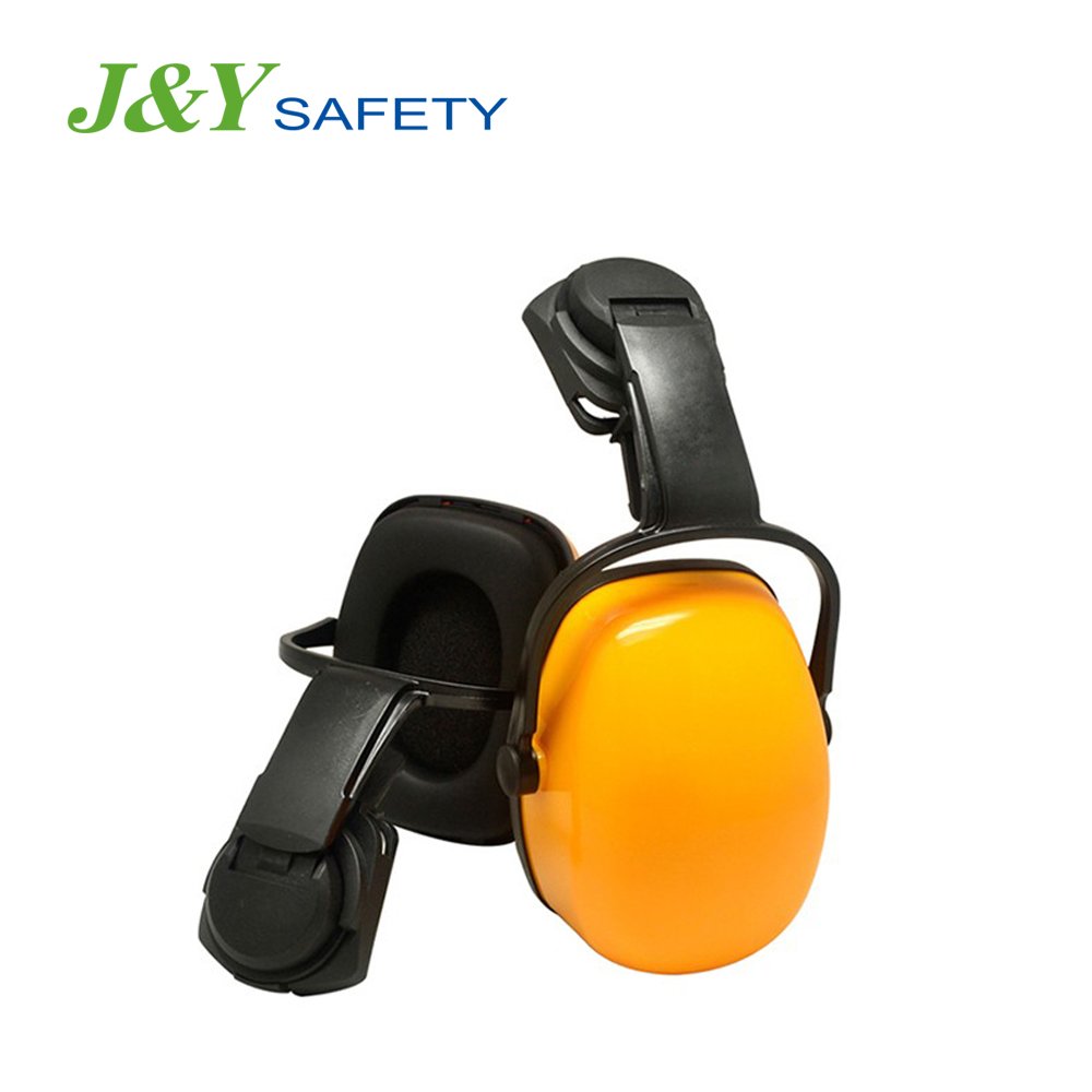 Hard Hat Mounted Ear Muffs Hearing Noise Protection Safety Earmuffs For Building Working