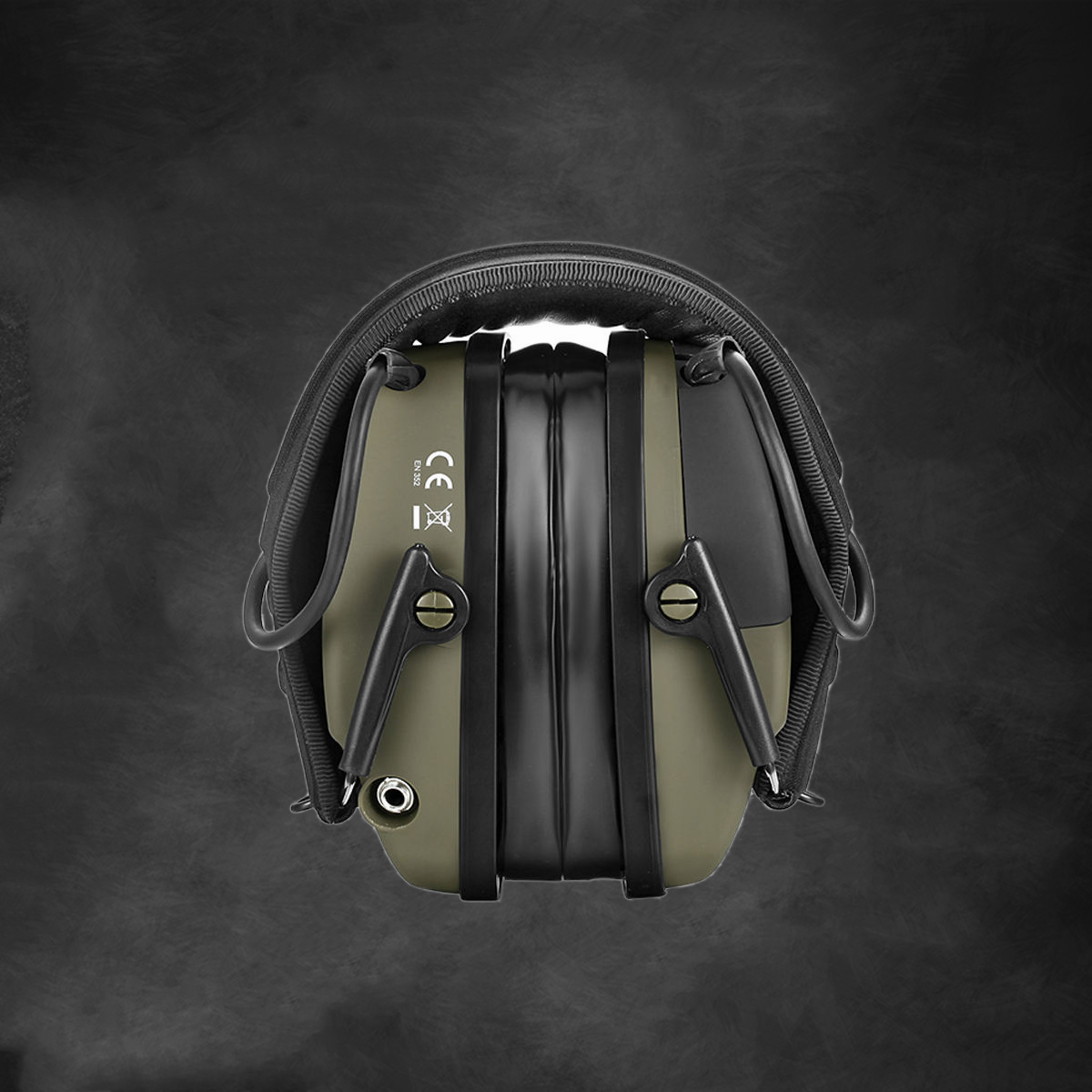 ZH Earmuffs With Microphone Electronic Portable Earmuff Shoot Tactical Headphones Electronic Earmuffs For Shooting