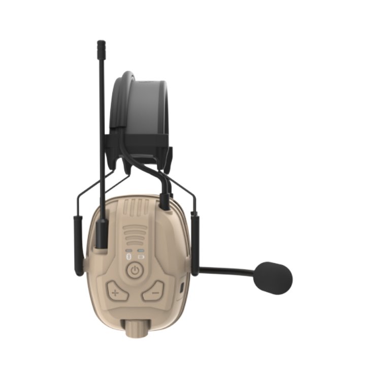 Rongxiang MG700 built in walkie talkie noise canceling earmuffs VOX control long distance Wireless talk communicate earmuffs
