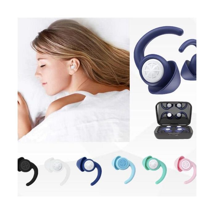 Customized Hearing Protection 33dB Earplug Soundproof Soft Reusable Noise Cancelling Silicone Earplugs for Sleep