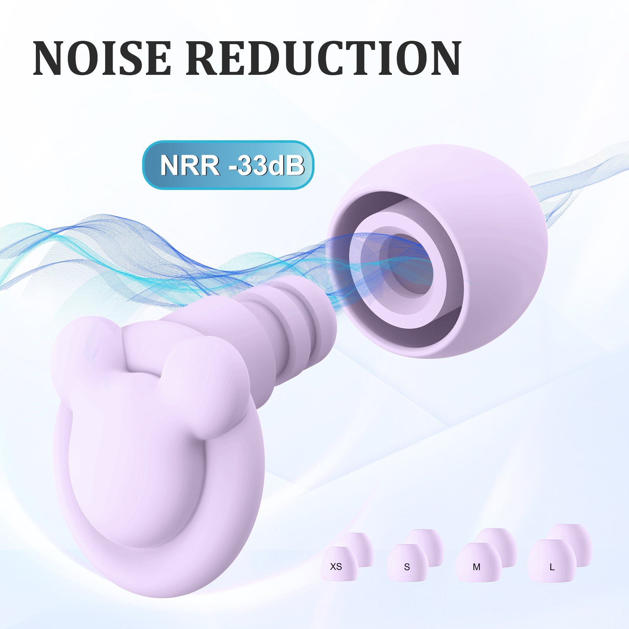 High Fidelity Hearing Protection Noise Reduction Soundproof Ear Plug Ear Defenders Silicone Ear Plugs for sleep