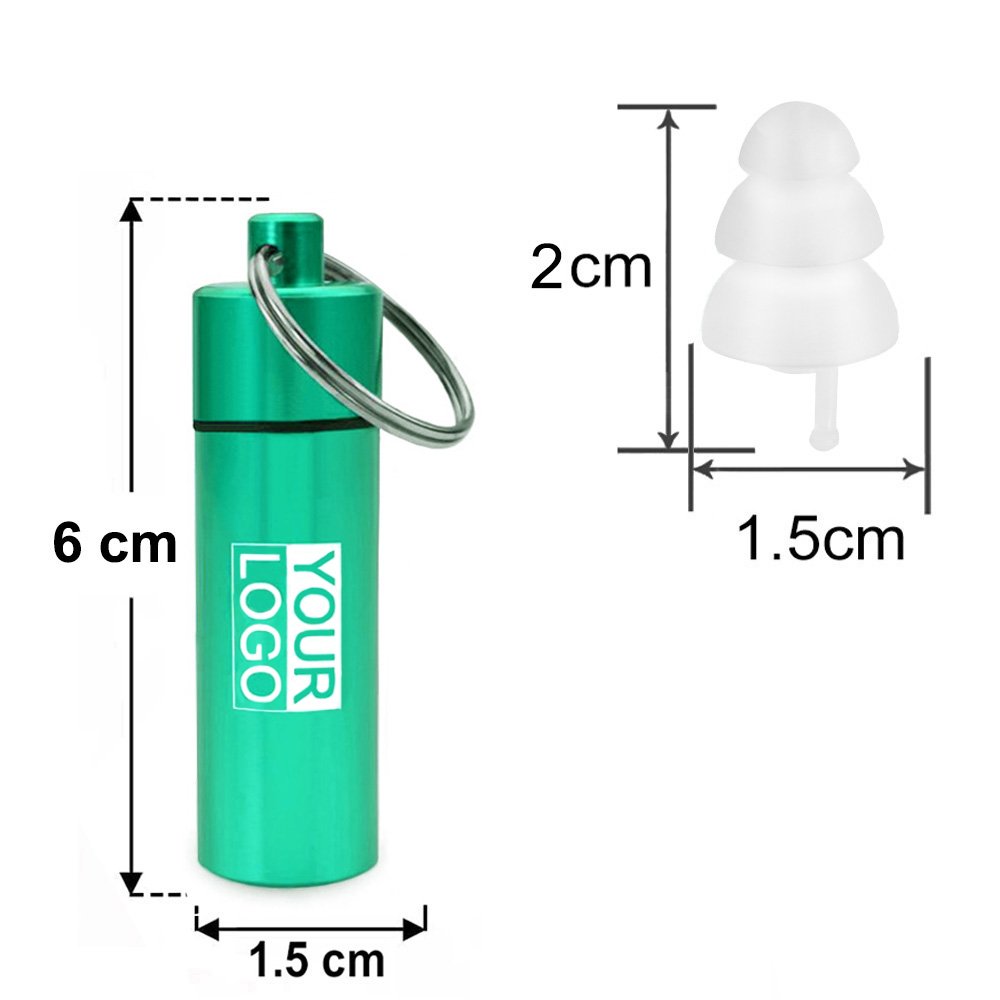 Custom Packaged Soft Silicone Ear Plugs for Noise Reduction Anti-noise Earplugs Waterproof Swimming