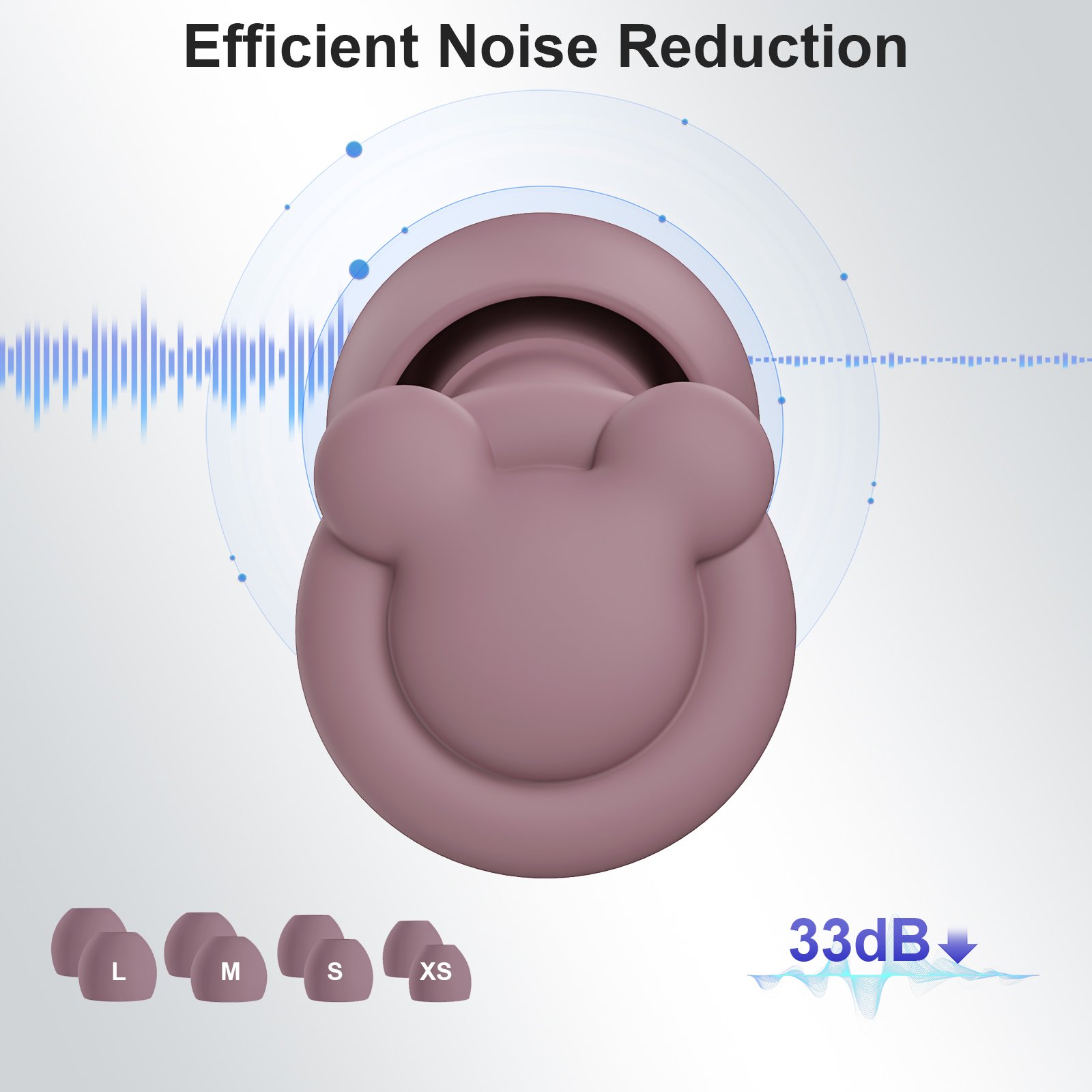 Hearing Protection Soft Silicone Noise Cancelling Sleeping Ear Plugs Comfortable Safety Shooting Sleep Earplugs