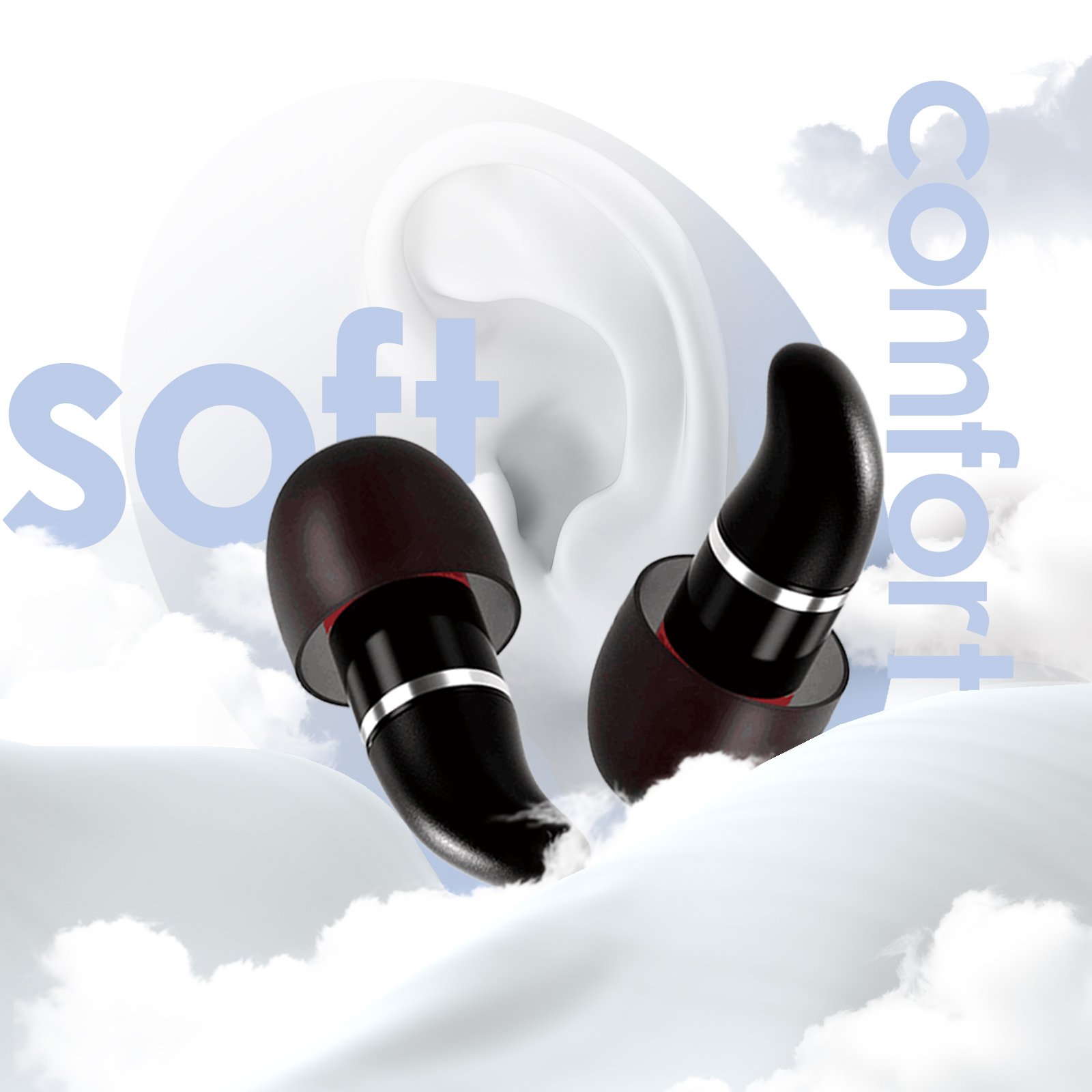 1Pair Sleeping Ear Plugs Noise Reduction Tapones Soft Oordopjes Earplug Waterproof Tapones Para Dormir Earplugs