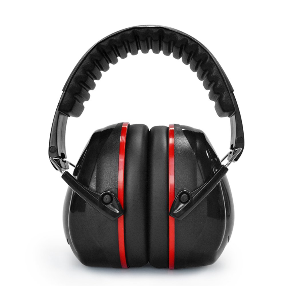 Black Adults Men Women Hearing Ear Protection 29Db Noise Reduction Safety Ear Defenders Ear Muff Earmuffs Headset