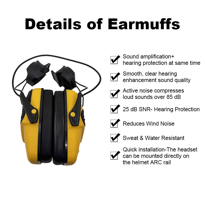 GS552P7AA-M2 Bluetooth Earmuff Shooting Electronic Ear Defenders Hearing Protection shooting protection earplugs