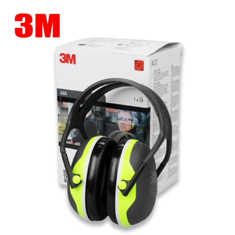 Customized logo 3M X4A ABS foam anti canceling shooting noise earmuffs hearing protection ear muffs